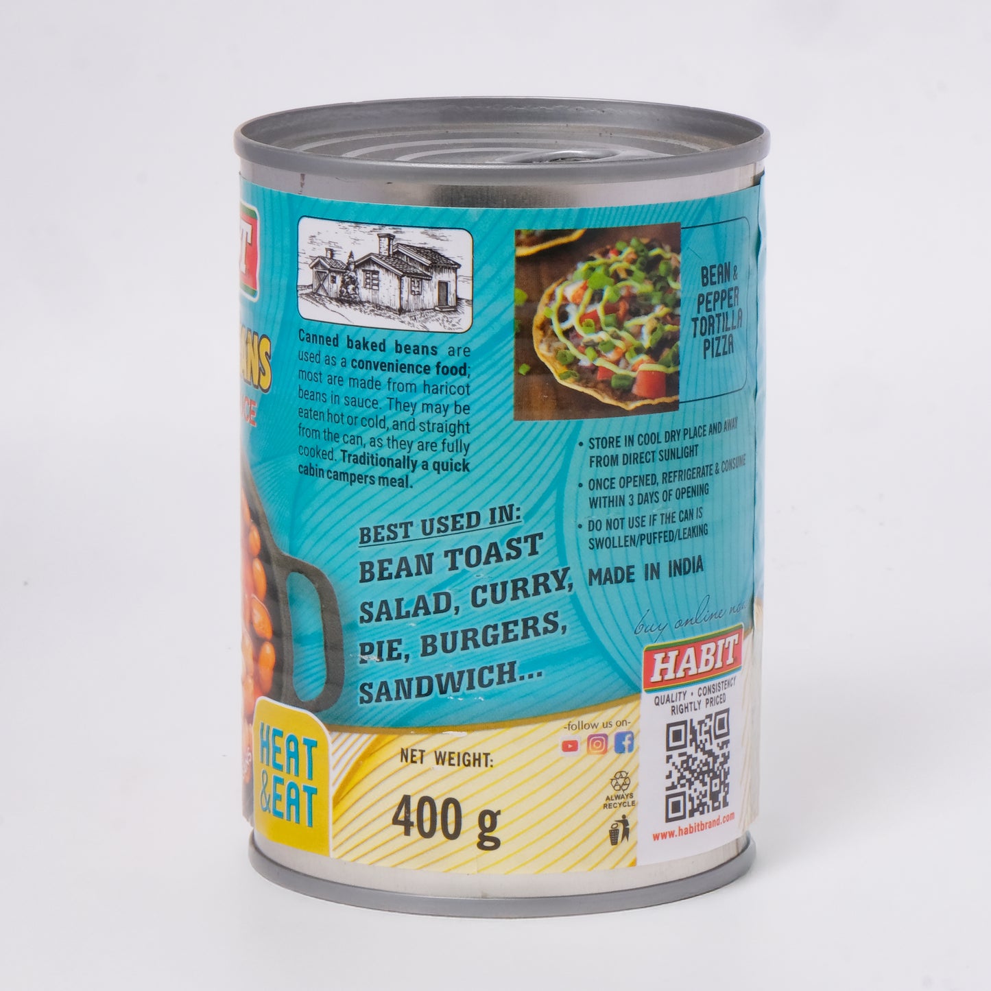 Habit Baked Bean in Tomato Sauce (400 GM)