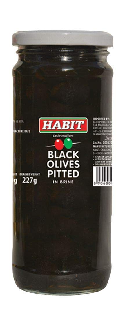 Habit Black Olives Pitted