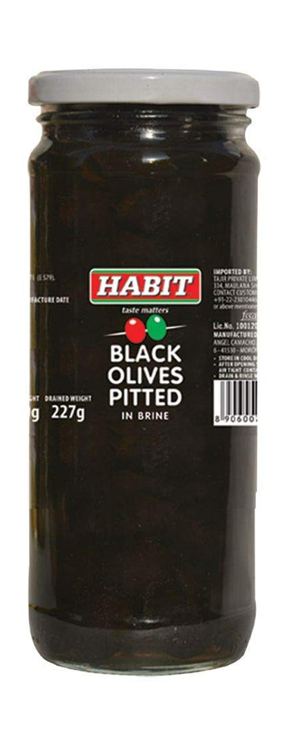 Habit Black Olives Pitted