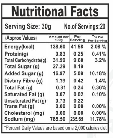 Habit Barbecue Sauce (600 GM)