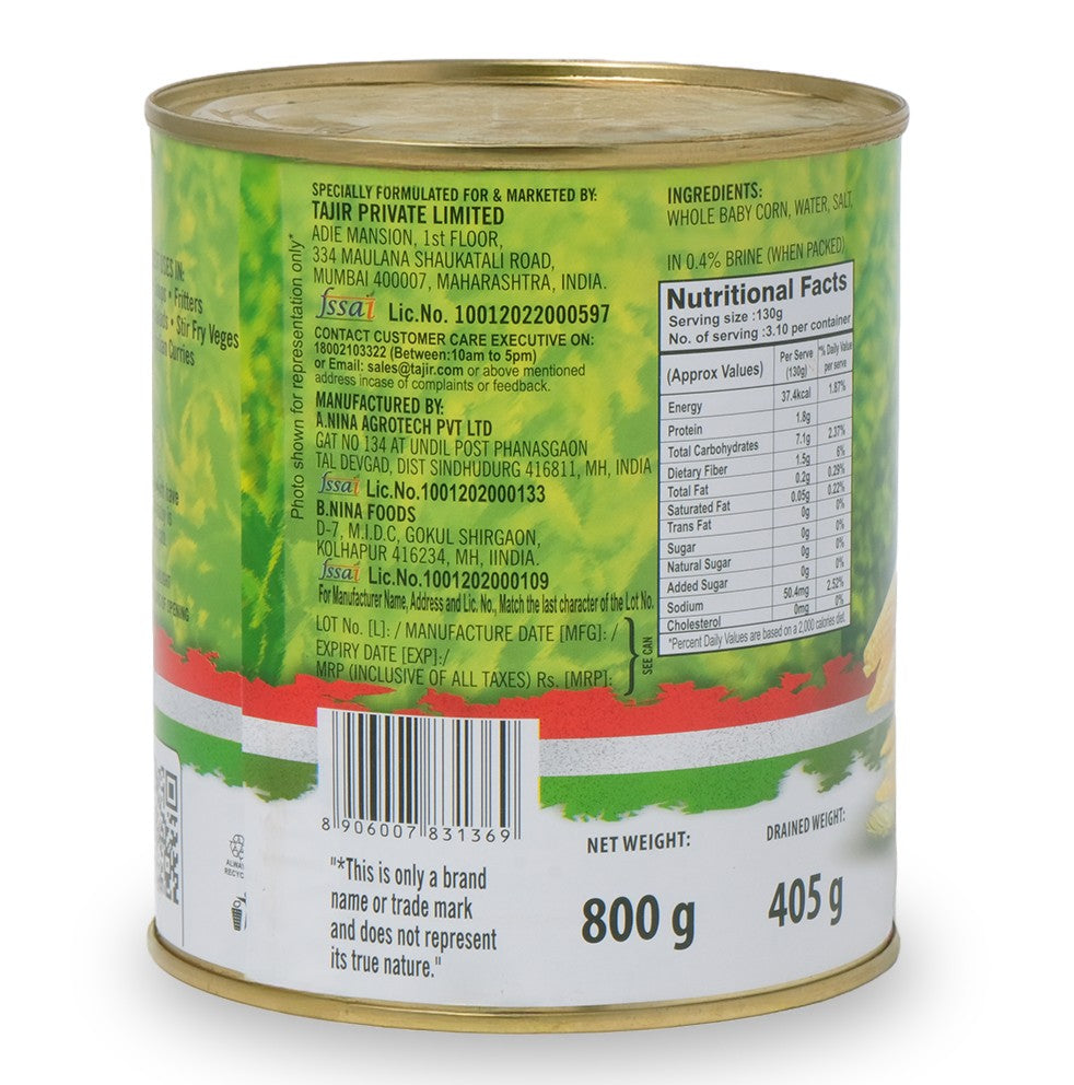 Habit Baby Corn (800 GM)