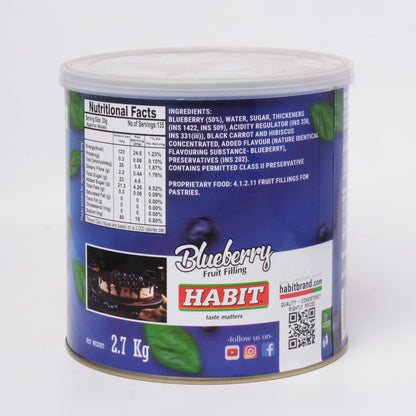 Habit Blueberry Pie Filling 50% Fruit