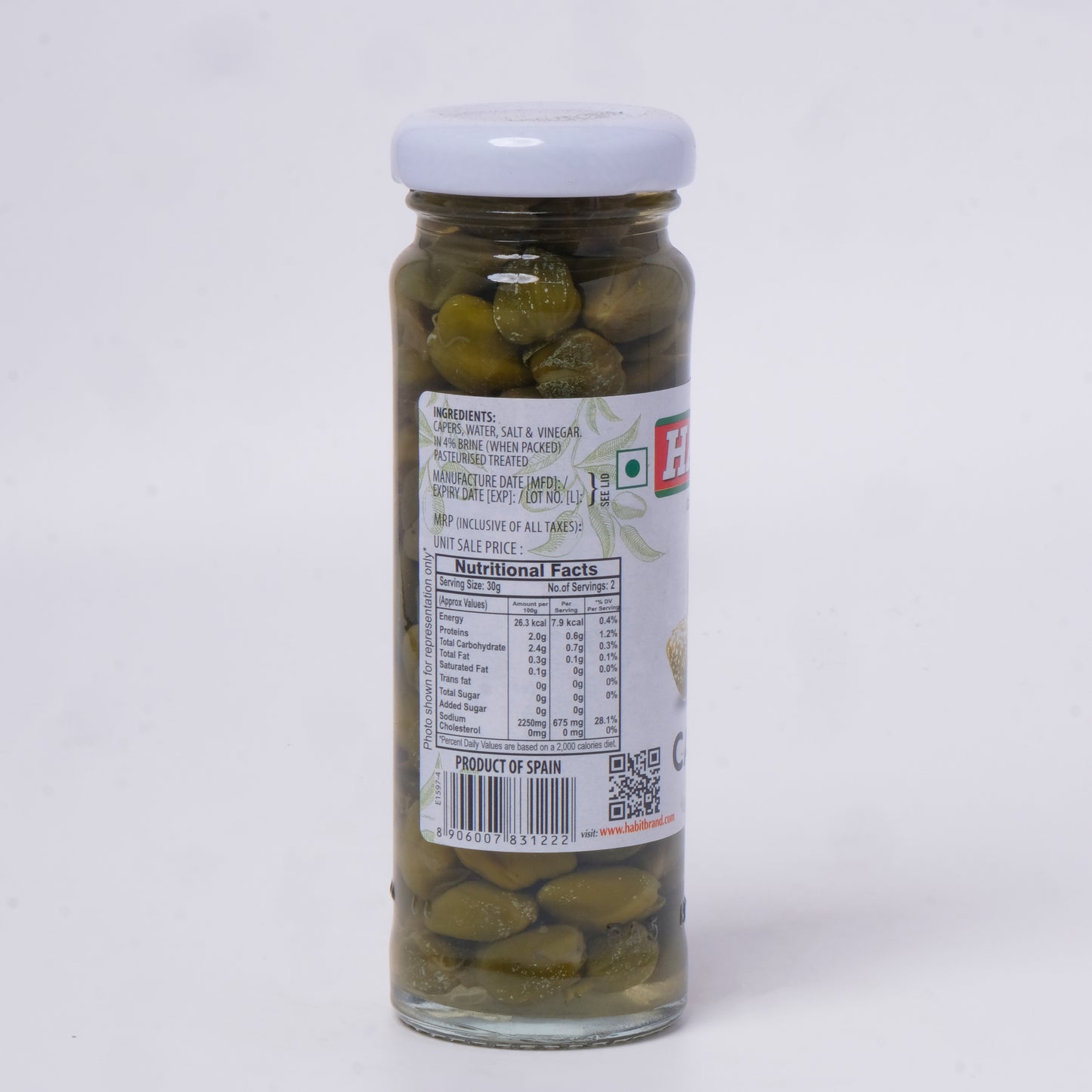 Habit Capers in Vinegar (100 GM)
