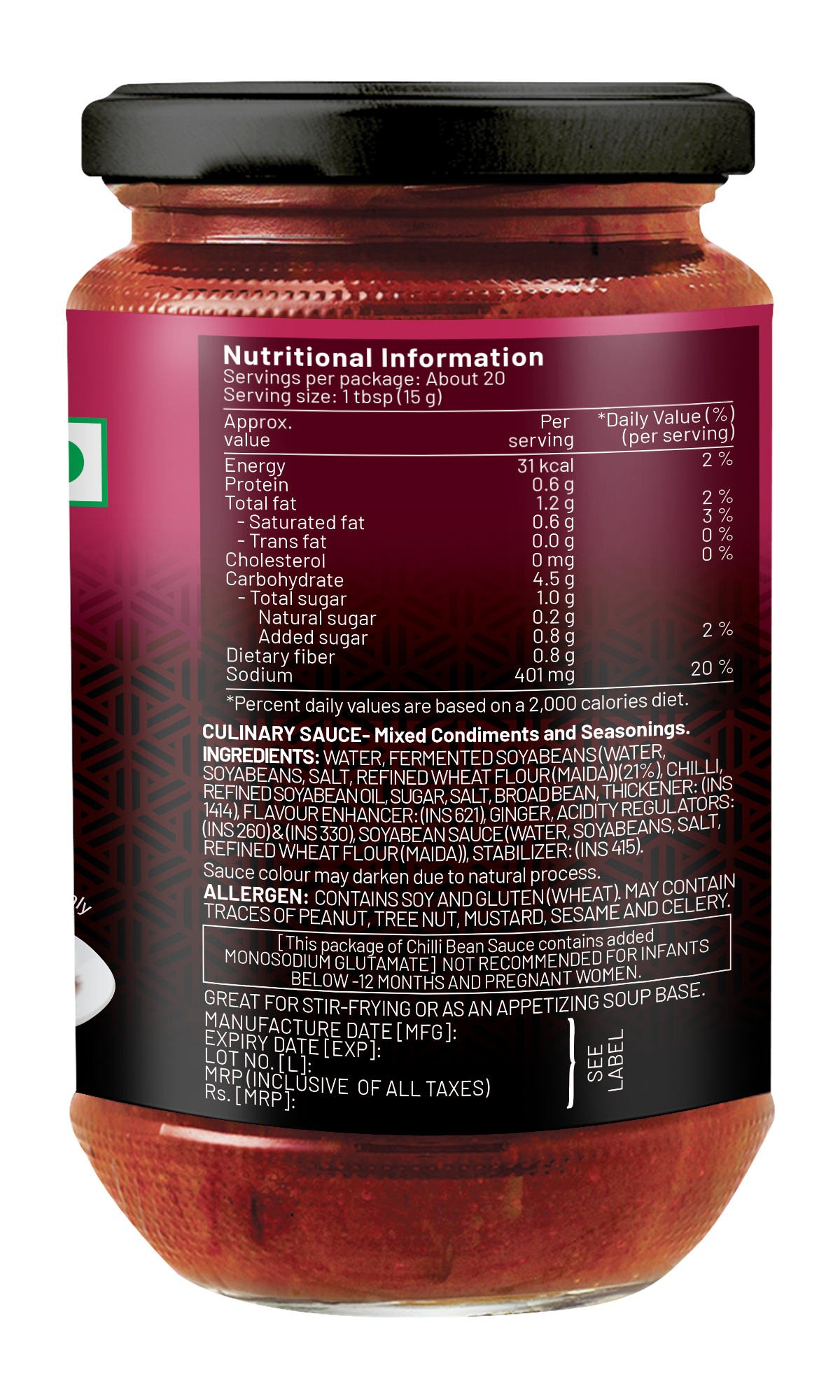 Woh Hup Chilli Bean Sauce (310 GM)