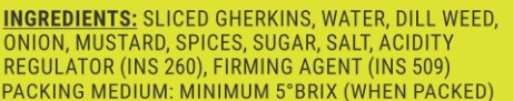 Habit Gherkins Sliced Burger Chips (680 GM)