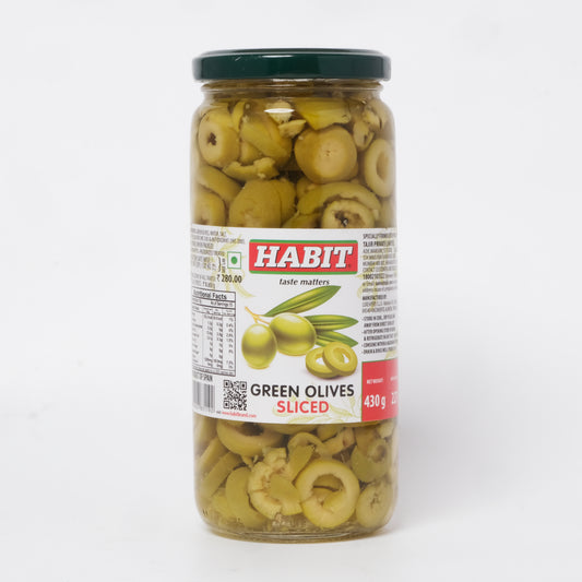 Habit Green Olives Sliced