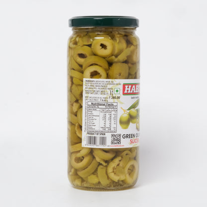 Habit Green Olives Sliced