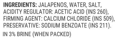 Habit Sliced Jalapenos