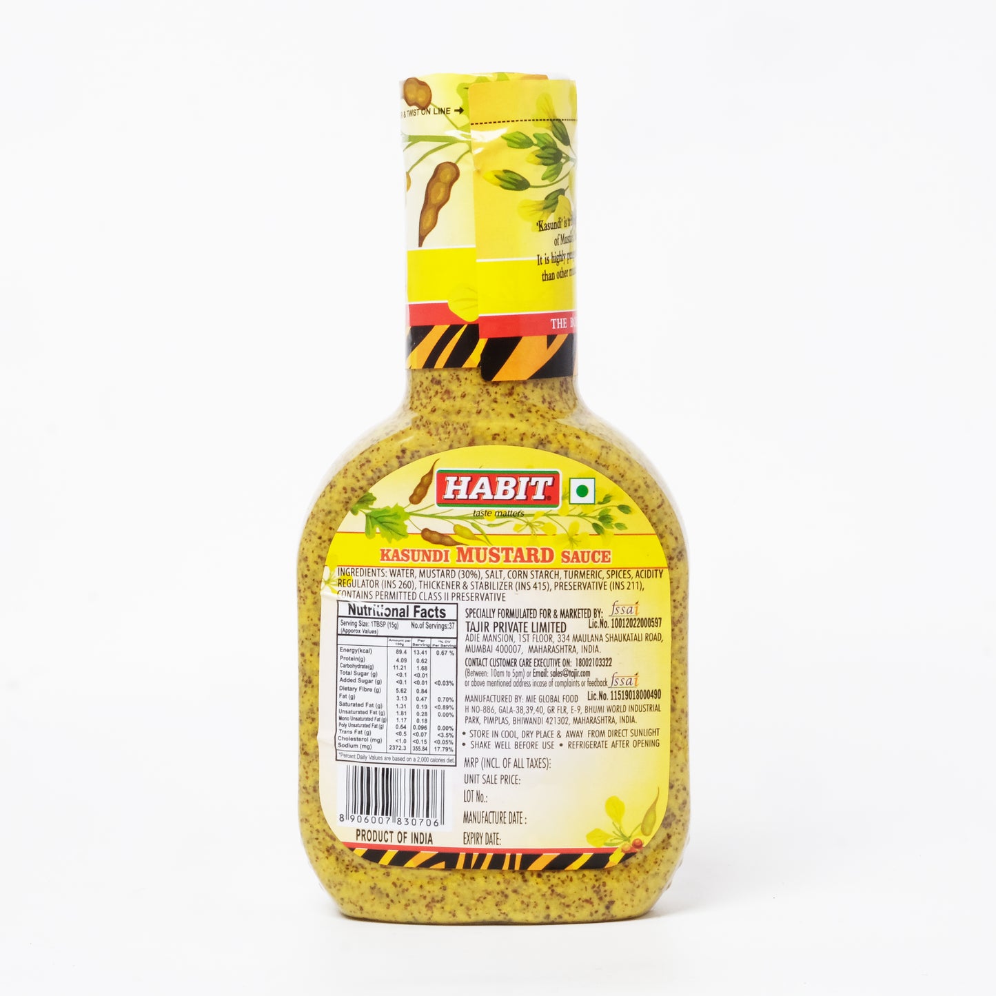 Habit Bengal Mustard Kasundi Sauce