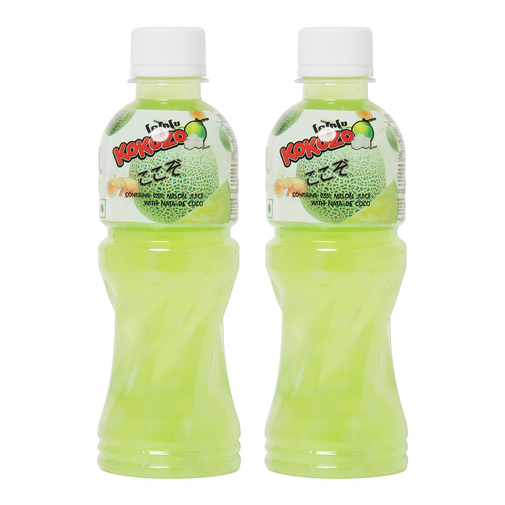 Kokozo Melon Juice Nata Coco (300 ML - Pack Of 2)