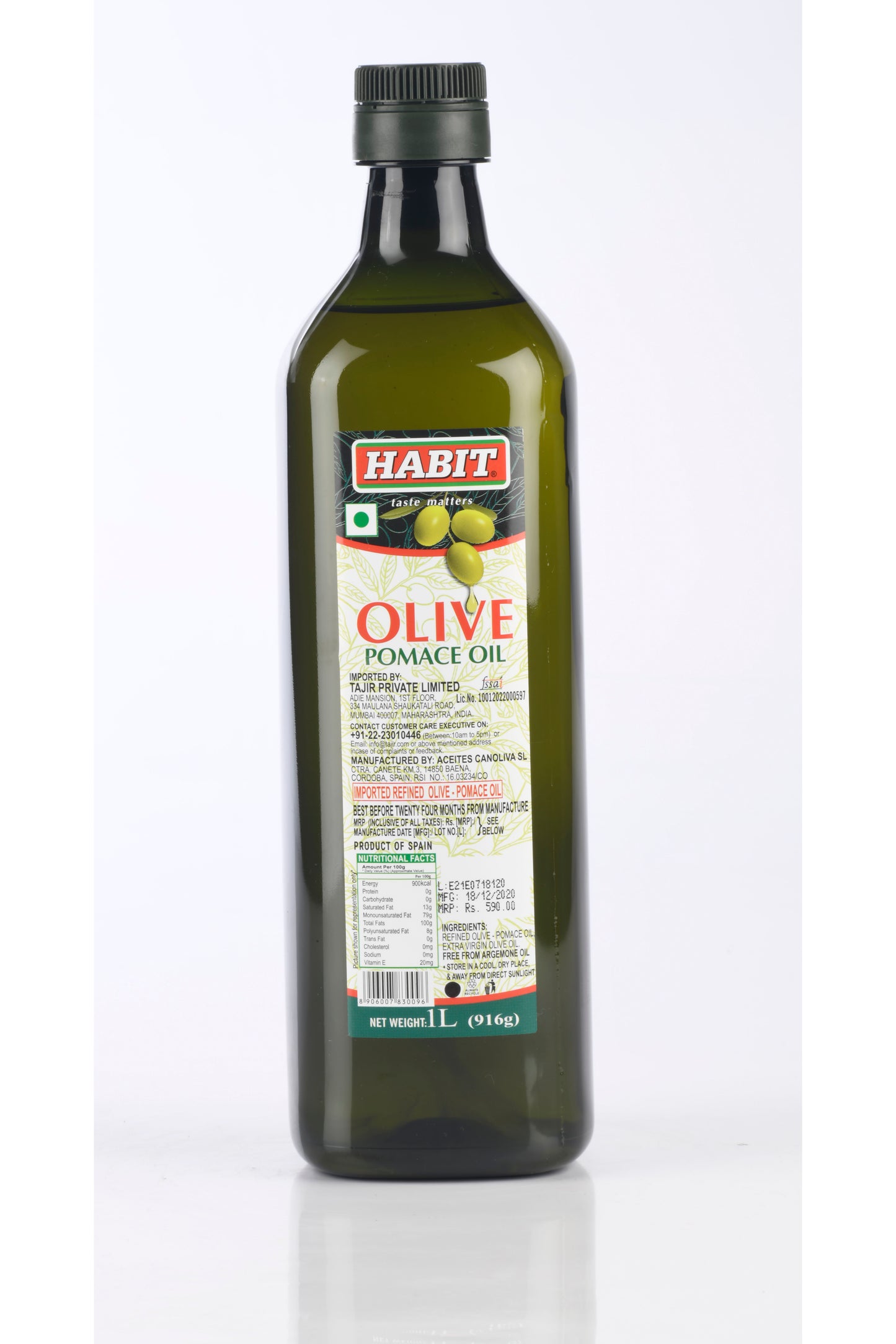 Habit Olive Pomace Oil