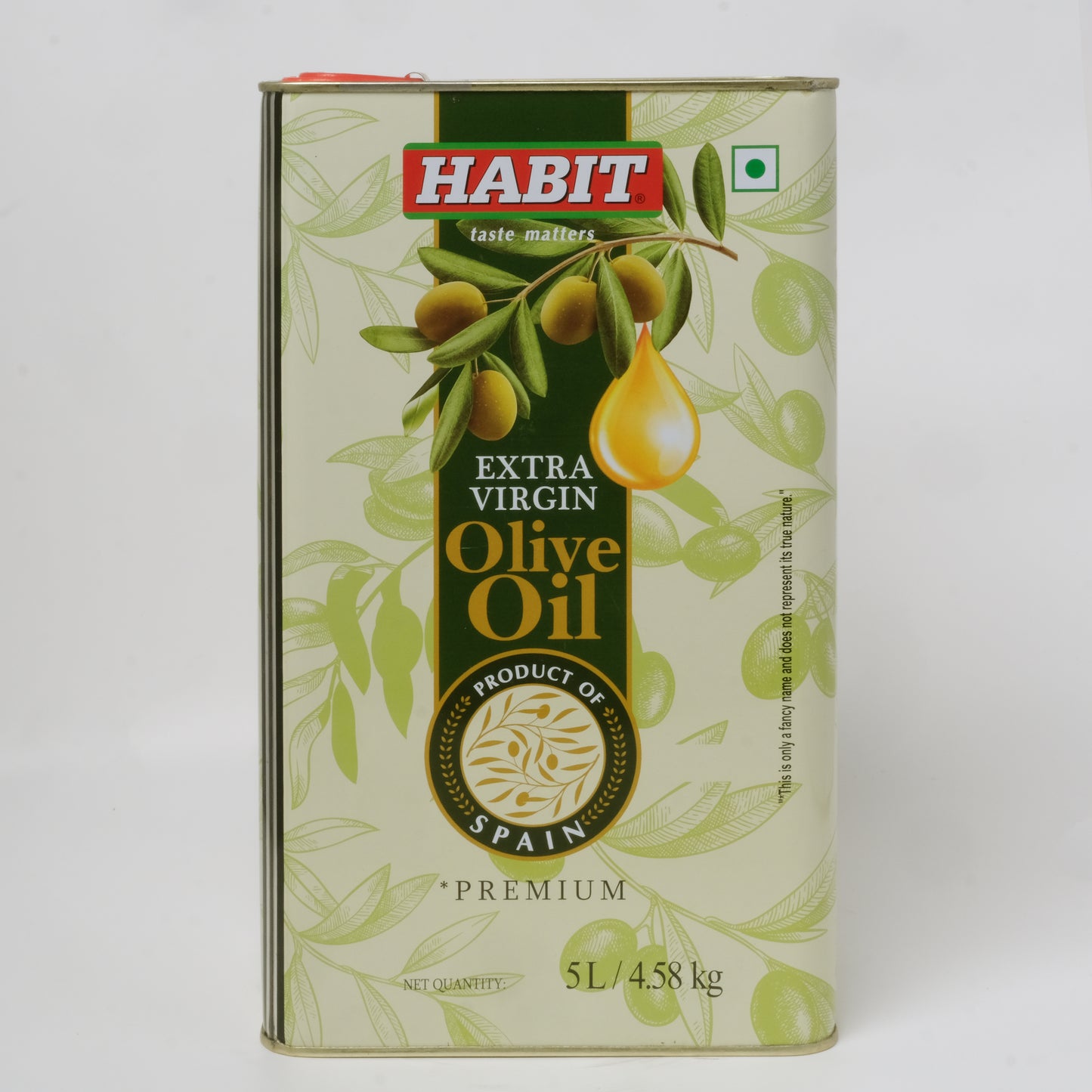 Habit Olive Oil Extra Virgin 5L Tin Bottle