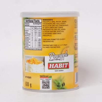 Habit Pineapple Pie Filling 50% Fruit