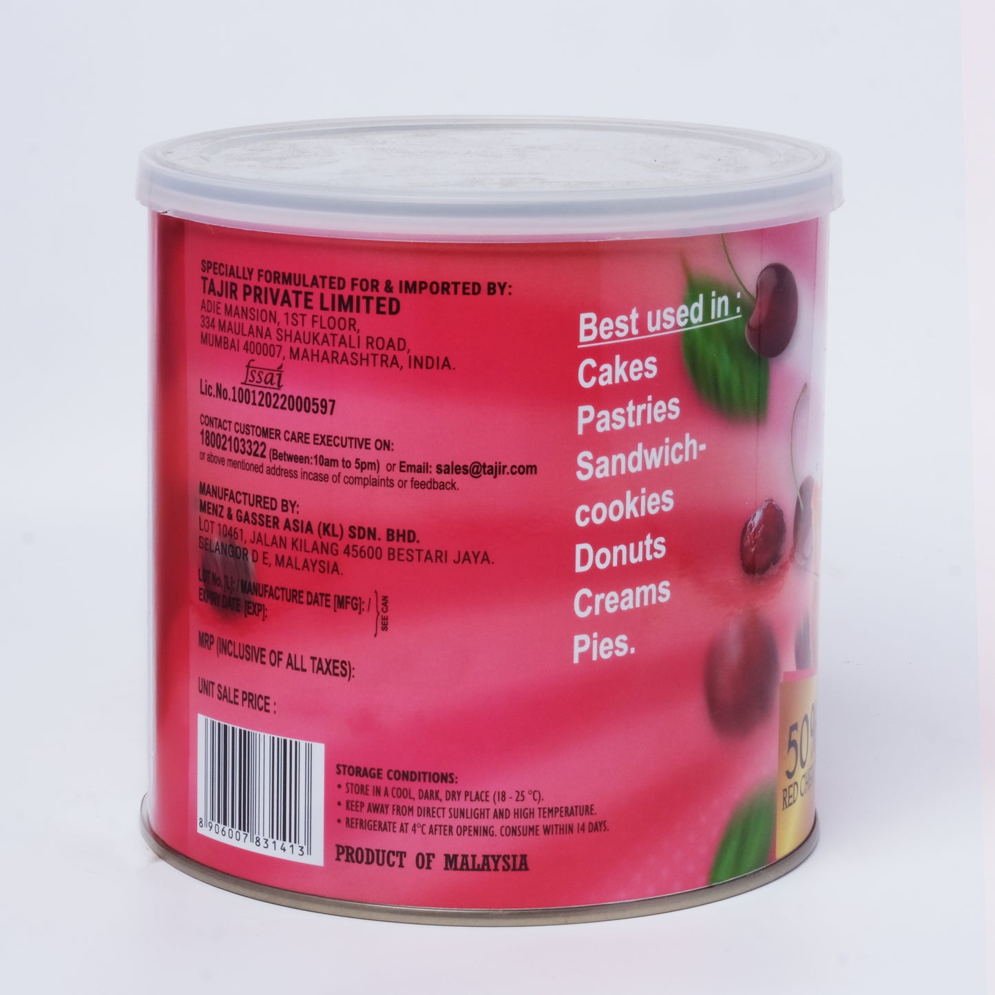 Habit Raspberry Pie Filling 50% Fruit