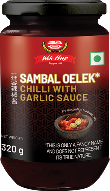 Woh Hup Sambal Oelek Chilli With Garlic Sauce (320 GM)