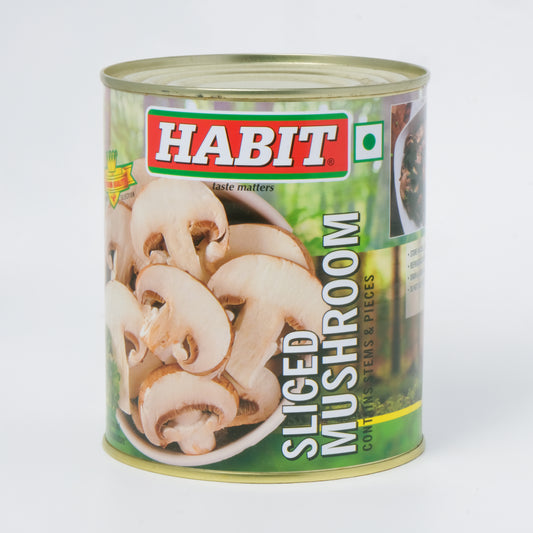 Habit Sliced Mushroom With Stem & Piece (800 GM)
