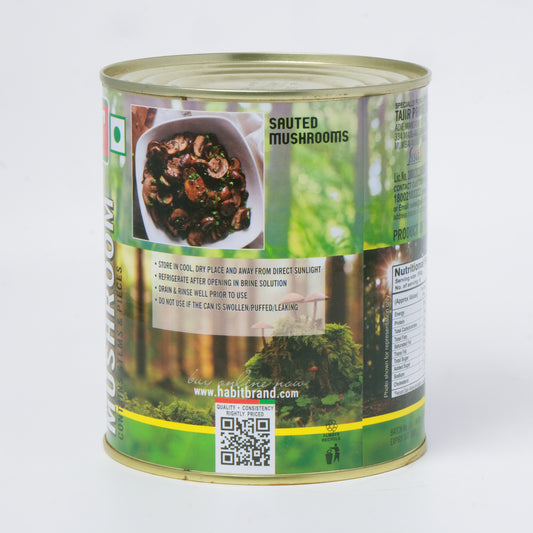 Habit Sliced Mushroom With Stem & Piece (800 GM)