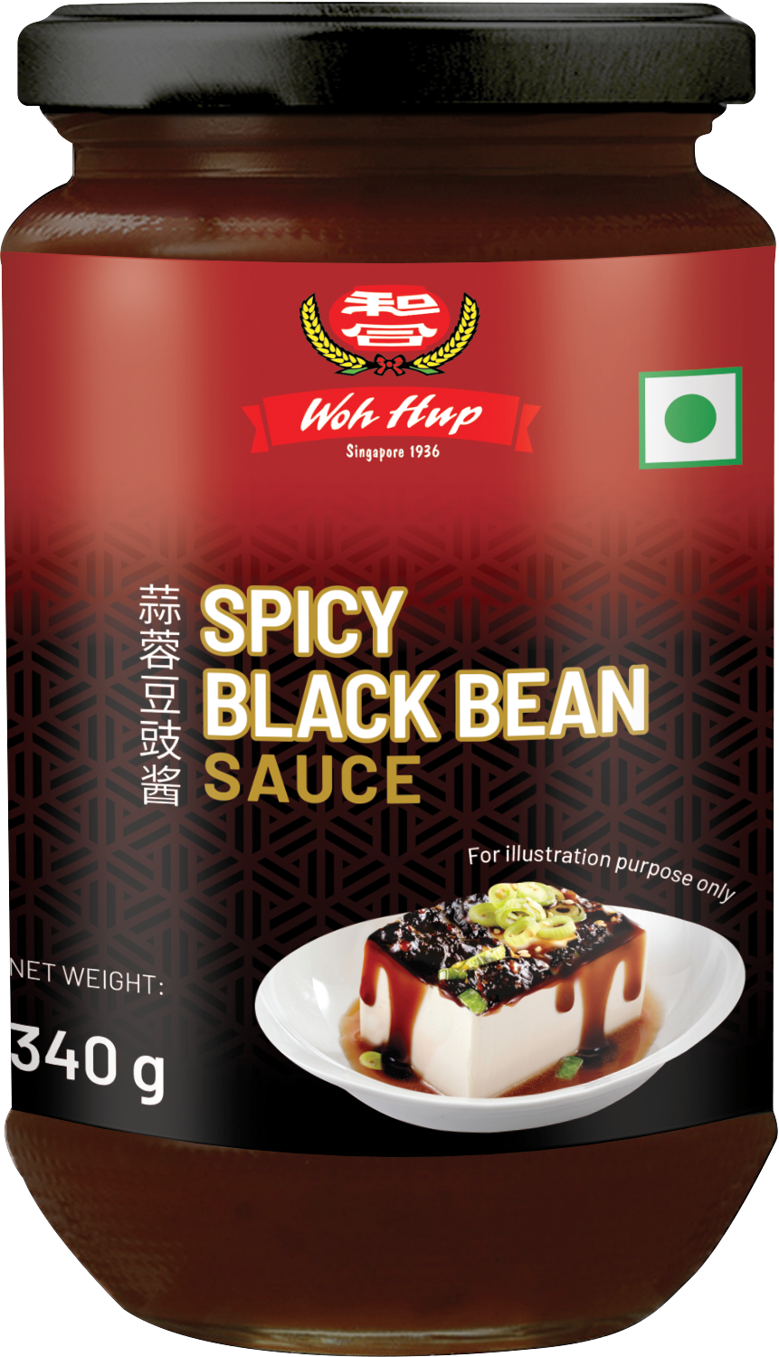 Woh Hup Spicy Black Bean Sauce (340 GM)