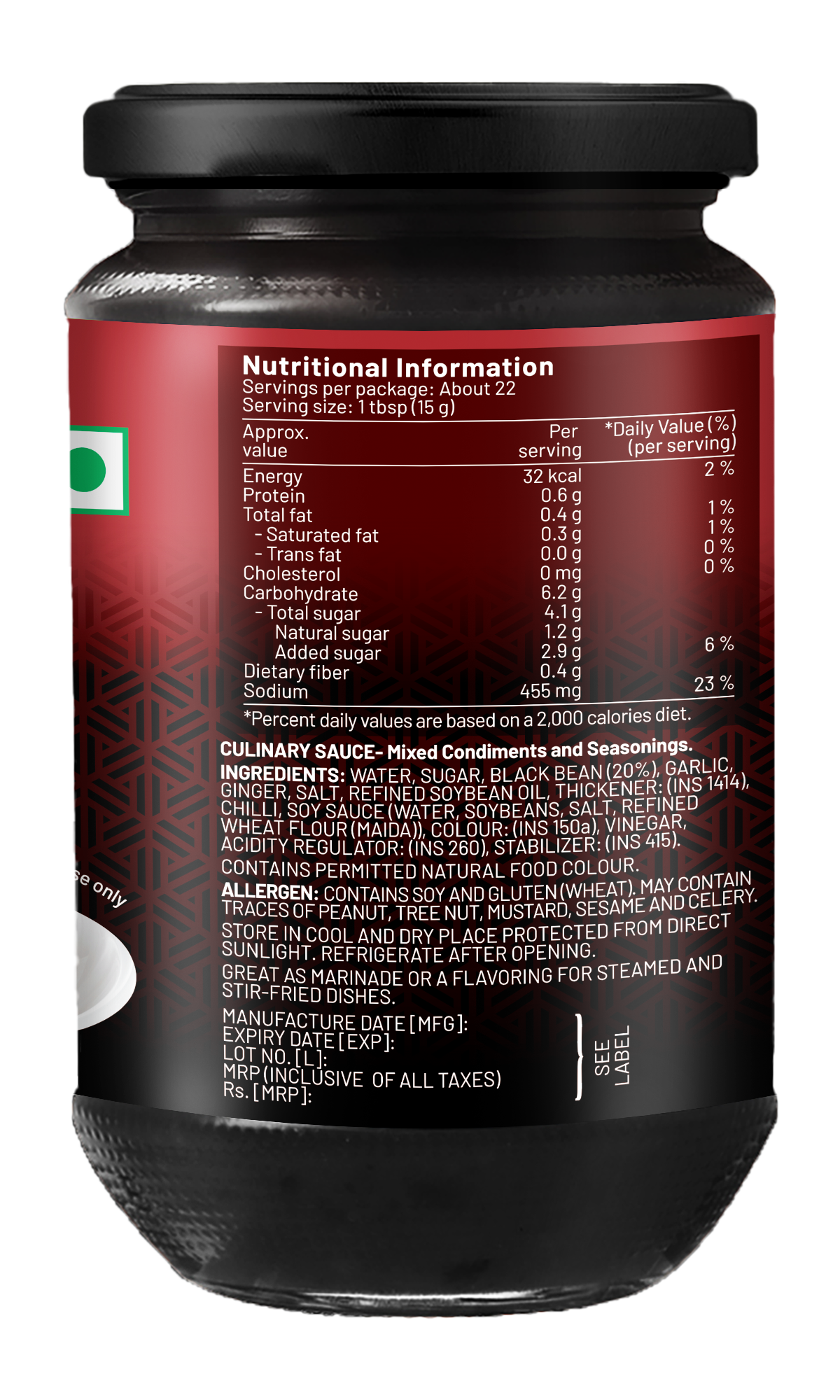 Woh Hup Spicy Black Bean Sauce (340 GM)