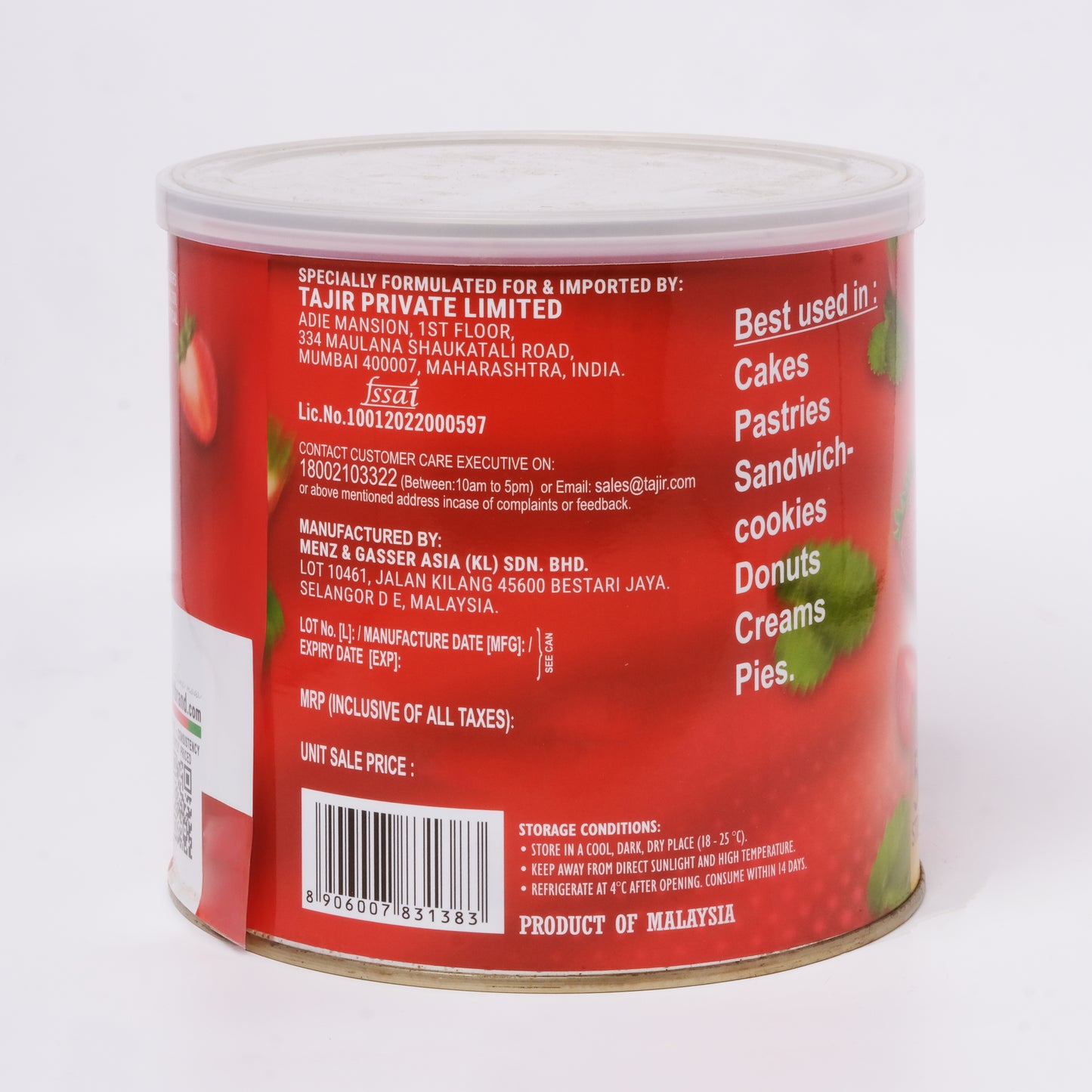 Habit Strawberry Pie Filling 50% Fruit