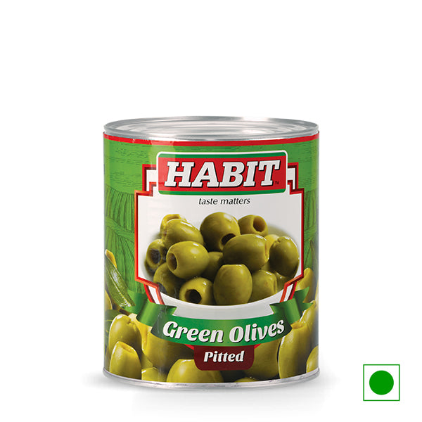 Habit Green Olives Pitted